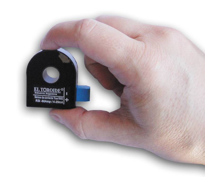 Sensor de corriente True RMS RSI, salida 4-20mA - El Toroide