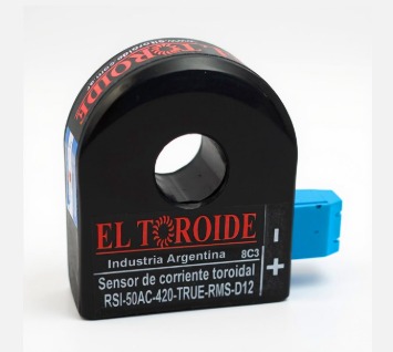 Sensor de corriente toroidal RSC-100AAC-1VAC-D12 - El Toroide