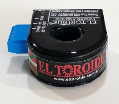 Sensor de corriente RSEC-XXXA-10VDC-TRUE-RMS-D12 - vista inferior - El Toroide
