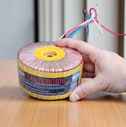 Transformador toroidal de tensión aislador - El Toroide