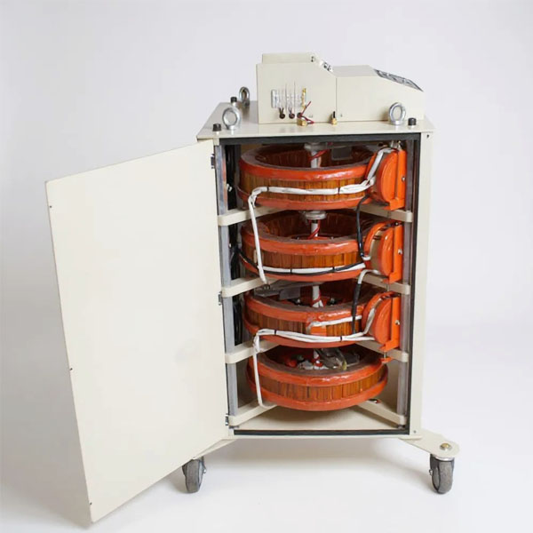 Variac monofásico 250amp con servomotor - vista 4 - El Toroide