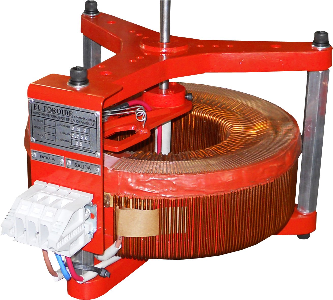 Variac de mesa básico 25 amper, autotransformador de salida variable - El Toroide