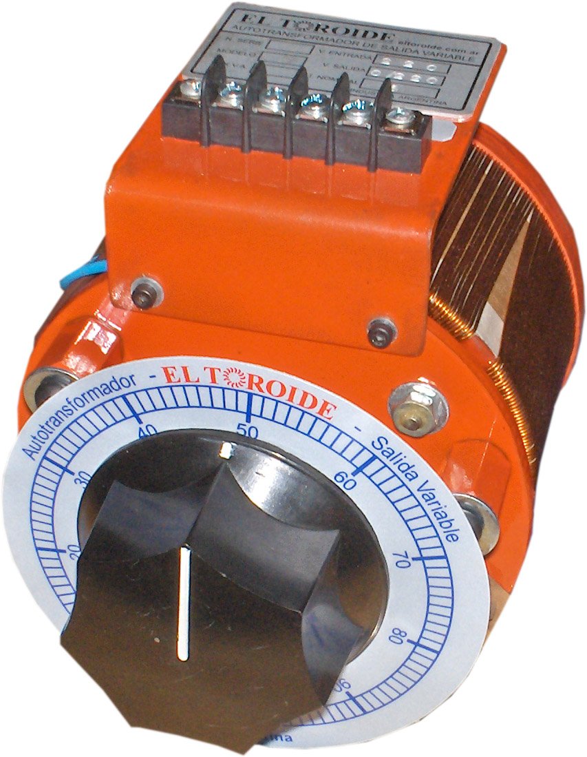 Variac de mesa básico, transformador toroidal de tensión - El Toroide