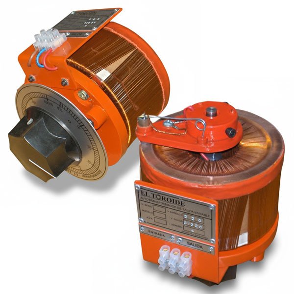 Variac de panel, vista de modelos - autotransformador de salida variable El Toroide