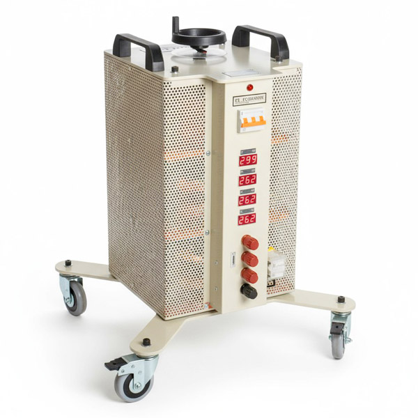 Variac trifásico 25amp en laboratorio - El Toroide